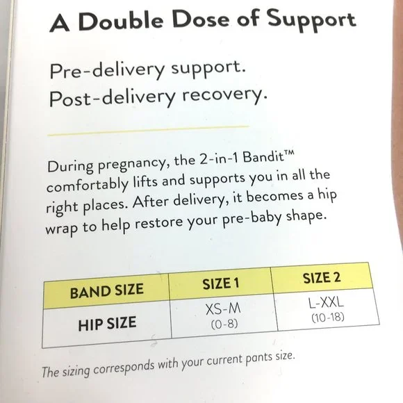 BELLY BANDIT® 2 in 1 Maternity Support Wrap NWT - Picture 7 of 8